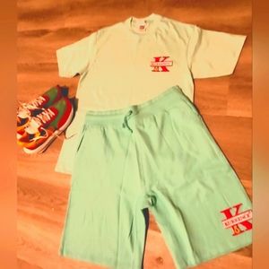 Kurrenc'e short sets. Mint green